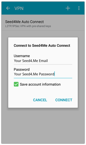 Setup Auto VPN Connection on Android - Step 3.2
